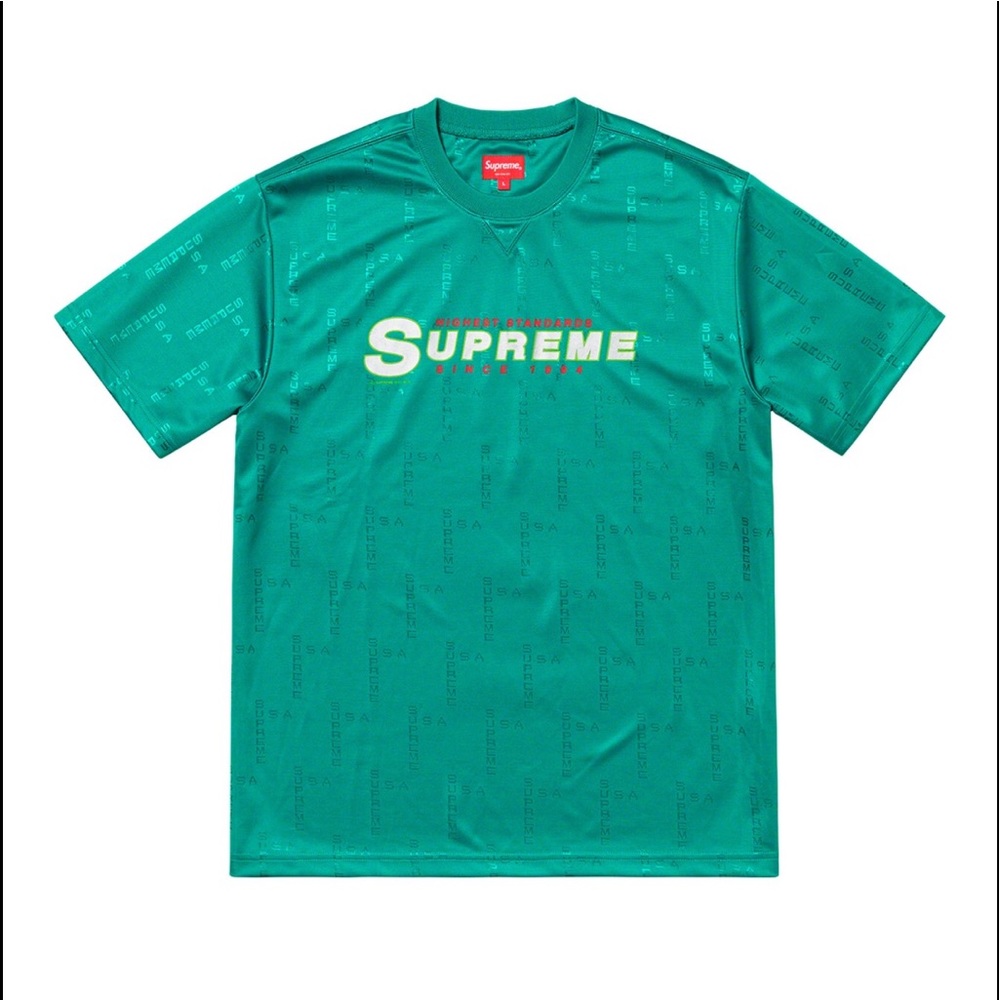 Supreme highest standard athletic s/s tee teal xl